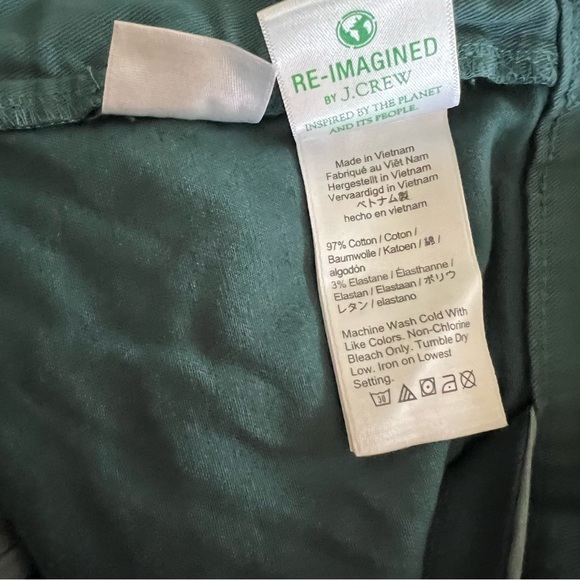 J. Crew pleated chino pant Alhambra green - Picture 8 of 8